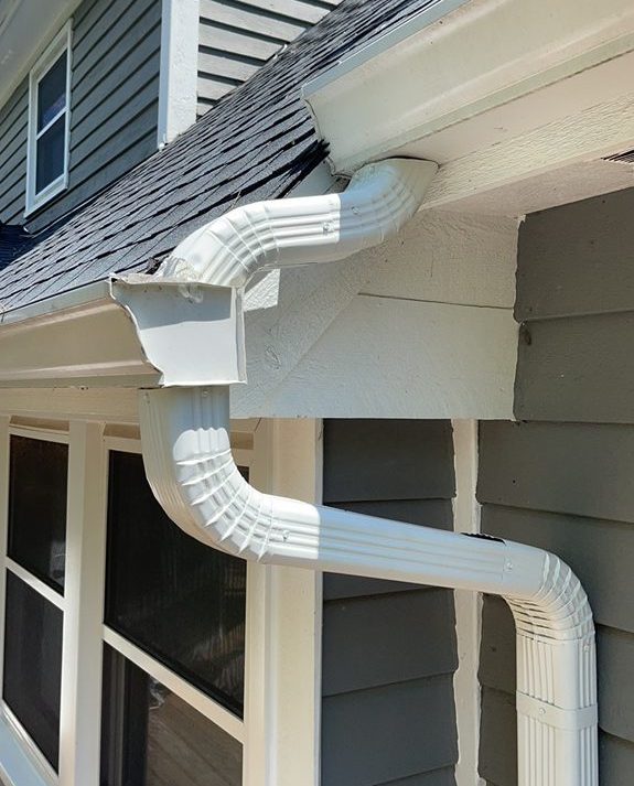 Gutter project completed in St. Charles, Illinois.