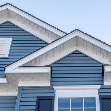 Example of vinyl siding that Aloha Construction, Inc. can service.