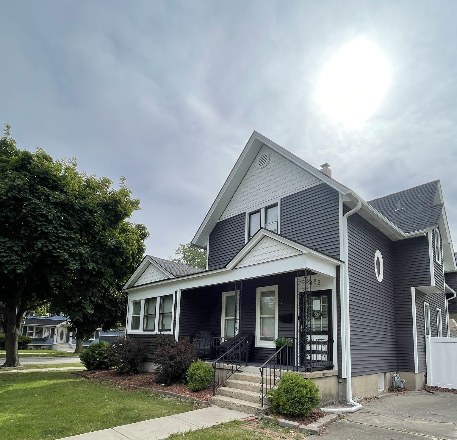 Siding replacment completed on a client's home in Elgin, IL.